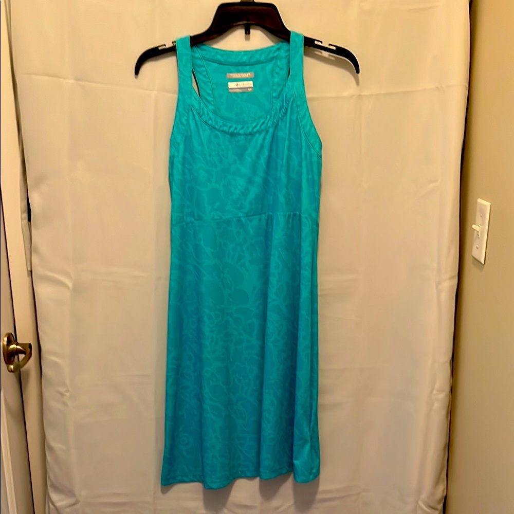 Columbia tennis dress S/P size Turquoise active wear USED